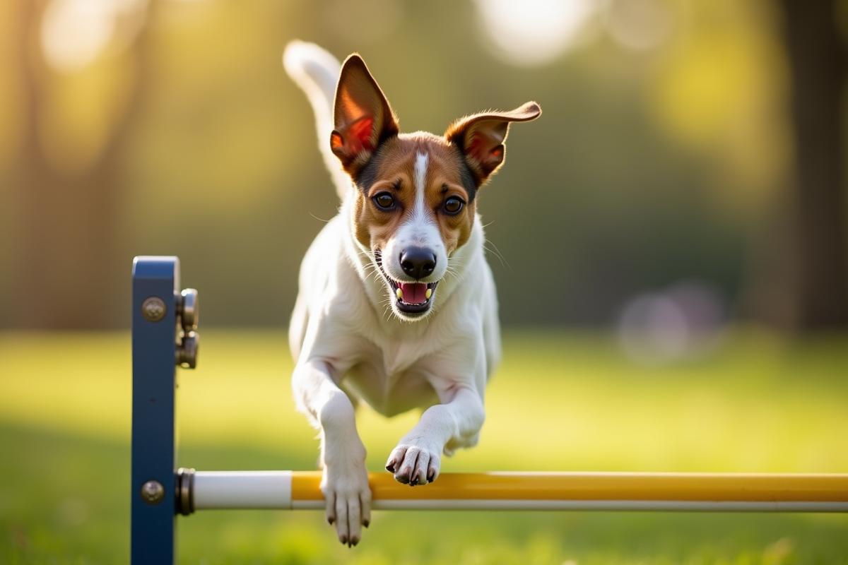 chien actif