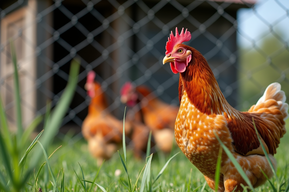 grille poule